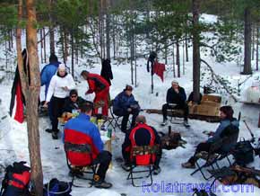 snow fun holiday russian lapland polar circle northern activities winter saami herding reindeers lovozero alpine skiing kirovsk kolatravel