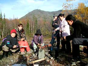 Active rucksack hiking tours in Monche and Khibiny Tundra