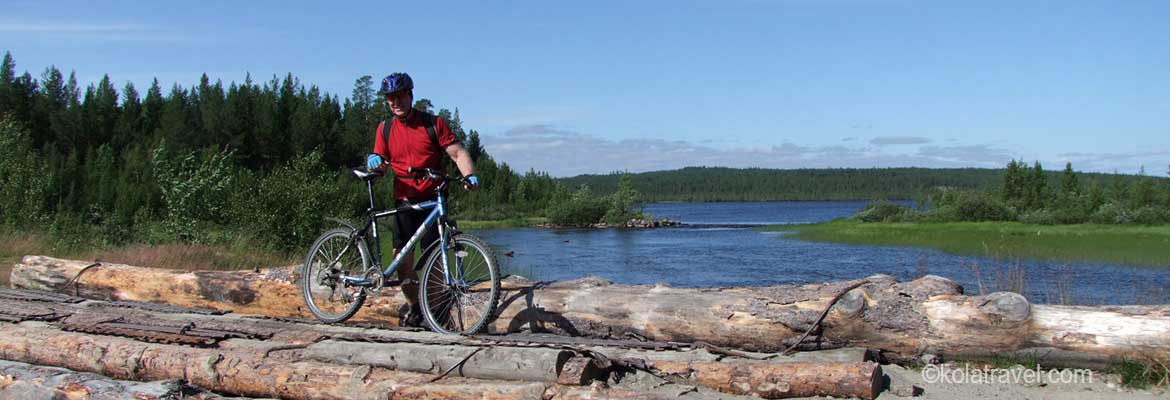 Long distance biking cycling mountainbiking tours in Northwest Russia Kola Peninsula Russian Lapland Murmansk Sankt Petersburg