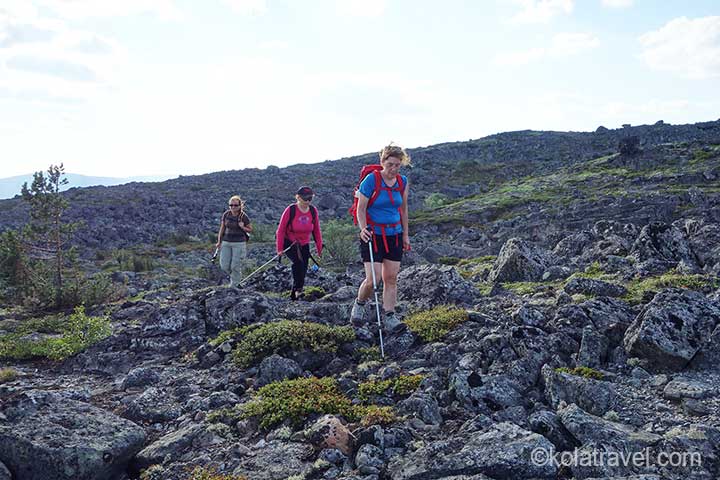 kola peninsula monche tundra tundra hiking hiking excursion excursion russia waterfall devichyi Kosi lapland reservation