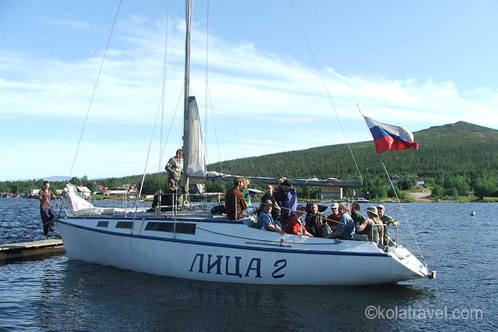 kola peninsula monchegorsk imandra lake yachting excursion russian lapland
